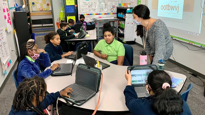Students in the classroom