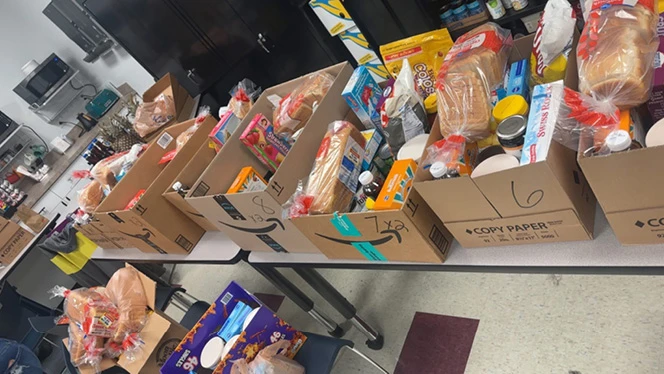 K-8 School in Dayton: Pathway School of Discovery has launched a pantry for their families.