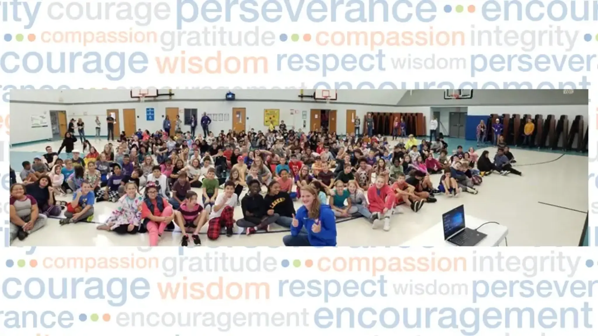 Bronze Medal Winner from U.S. Paralympics Swim Team Visits Vanguard Charter Academy