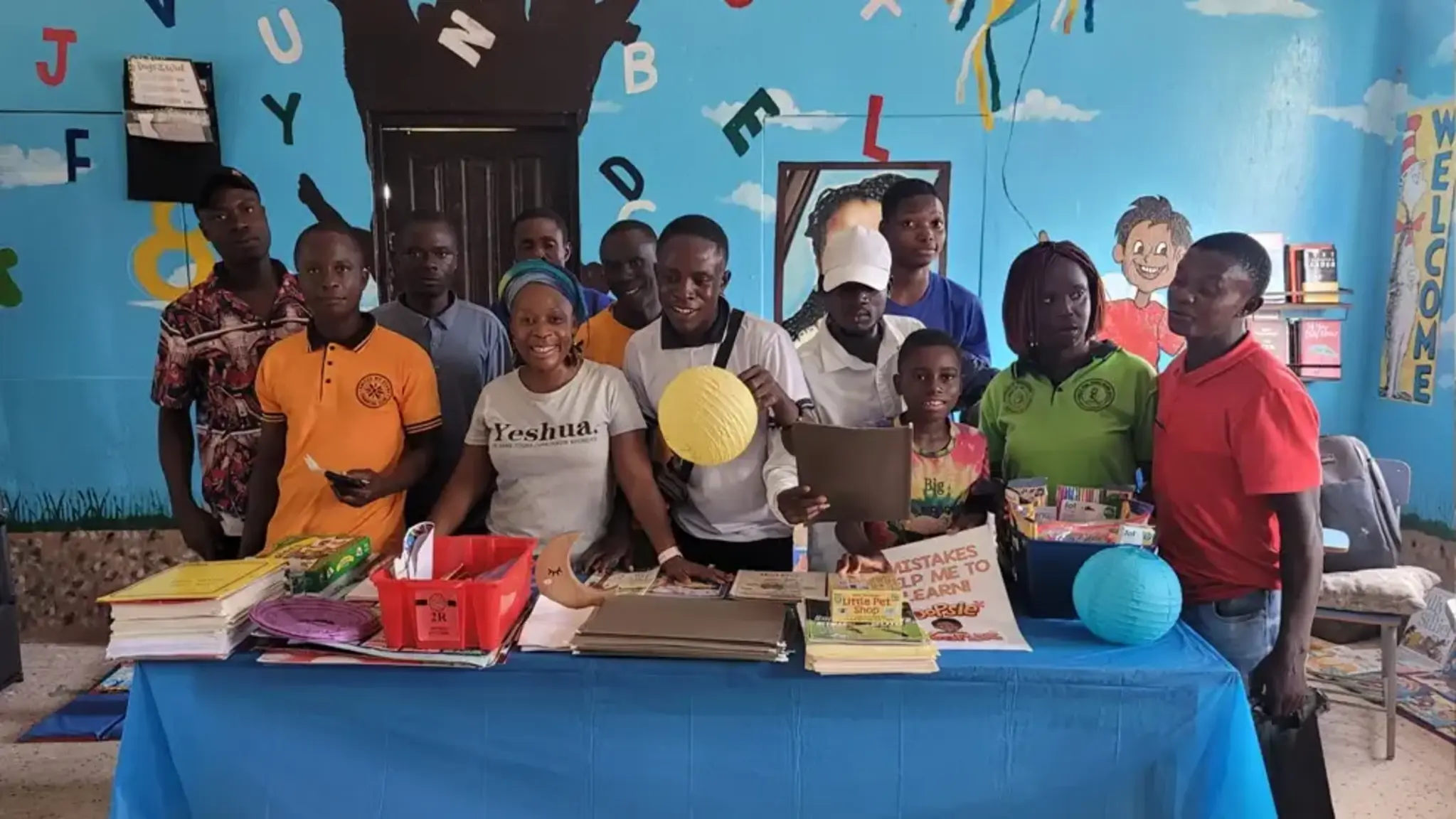 Johnson Embodies Moral Focus by Helping Out at Home in Liberia