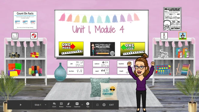 teacher presenting in the bitmoji classroom teacher presenting in the bitmoji classroom