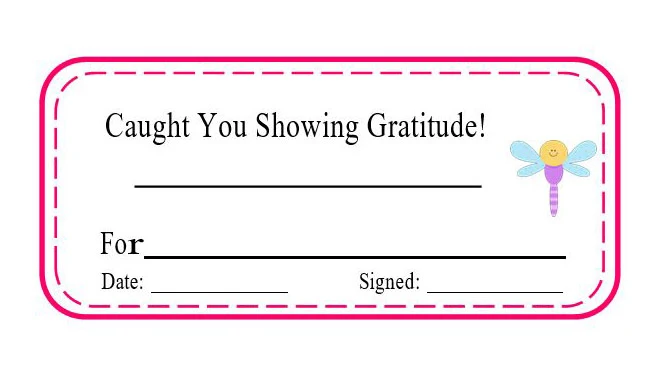Caught You Showing Gratitude