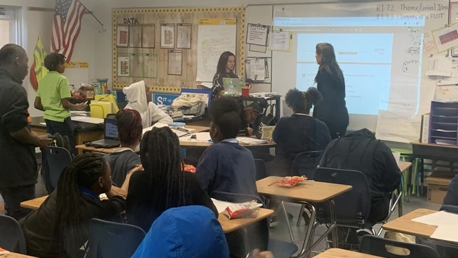 An after-school Beat the Test event to help them prepare for interim assessments. An after-school Beat the Test event to help them prepare for interim assessments.