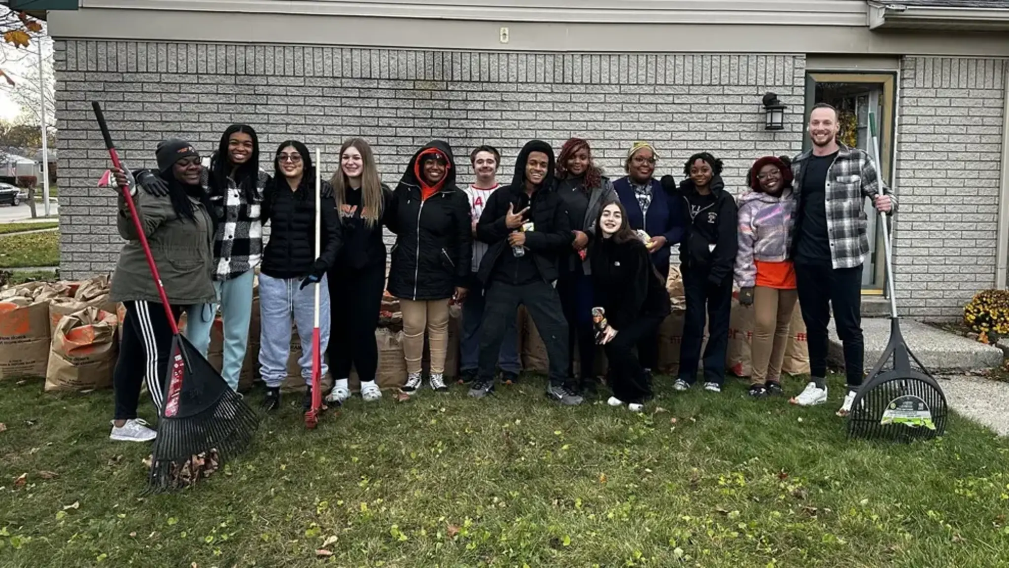 Fall Cleanup Leaves Path of Kindness