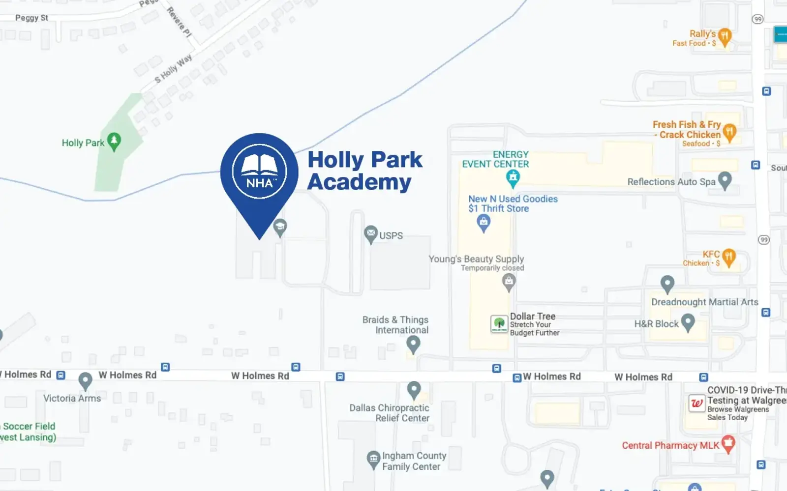 Map for Holly Park Academy