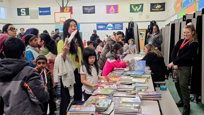 Charter School in Grand Rapids: NHA partner schools celebrate March is Reading Month.