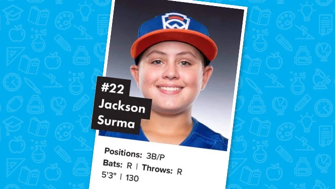Jackson Surma smiling