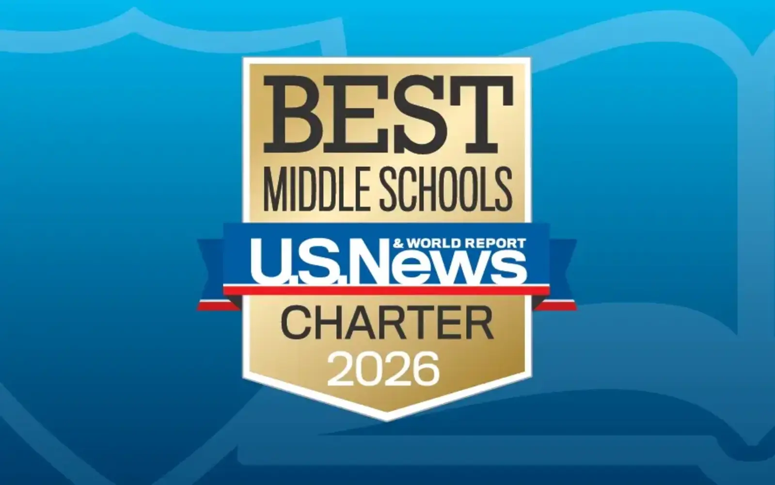 US News Award badge for Best Charter Middle School in 2026