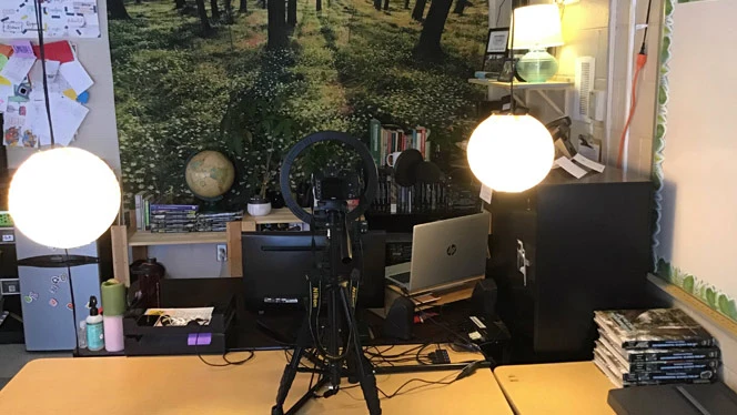 Jordan Dischinger-Smedes' classroom