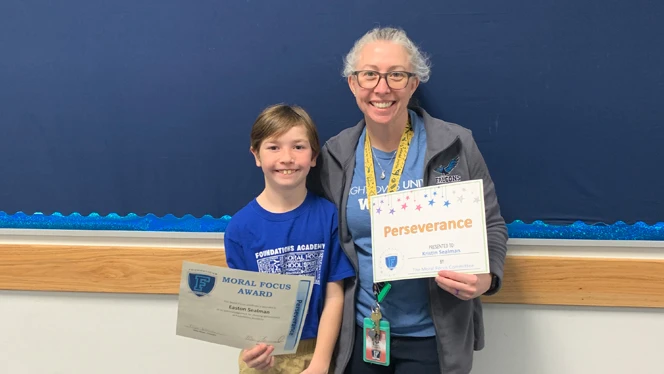 Kristin Sealman and her son