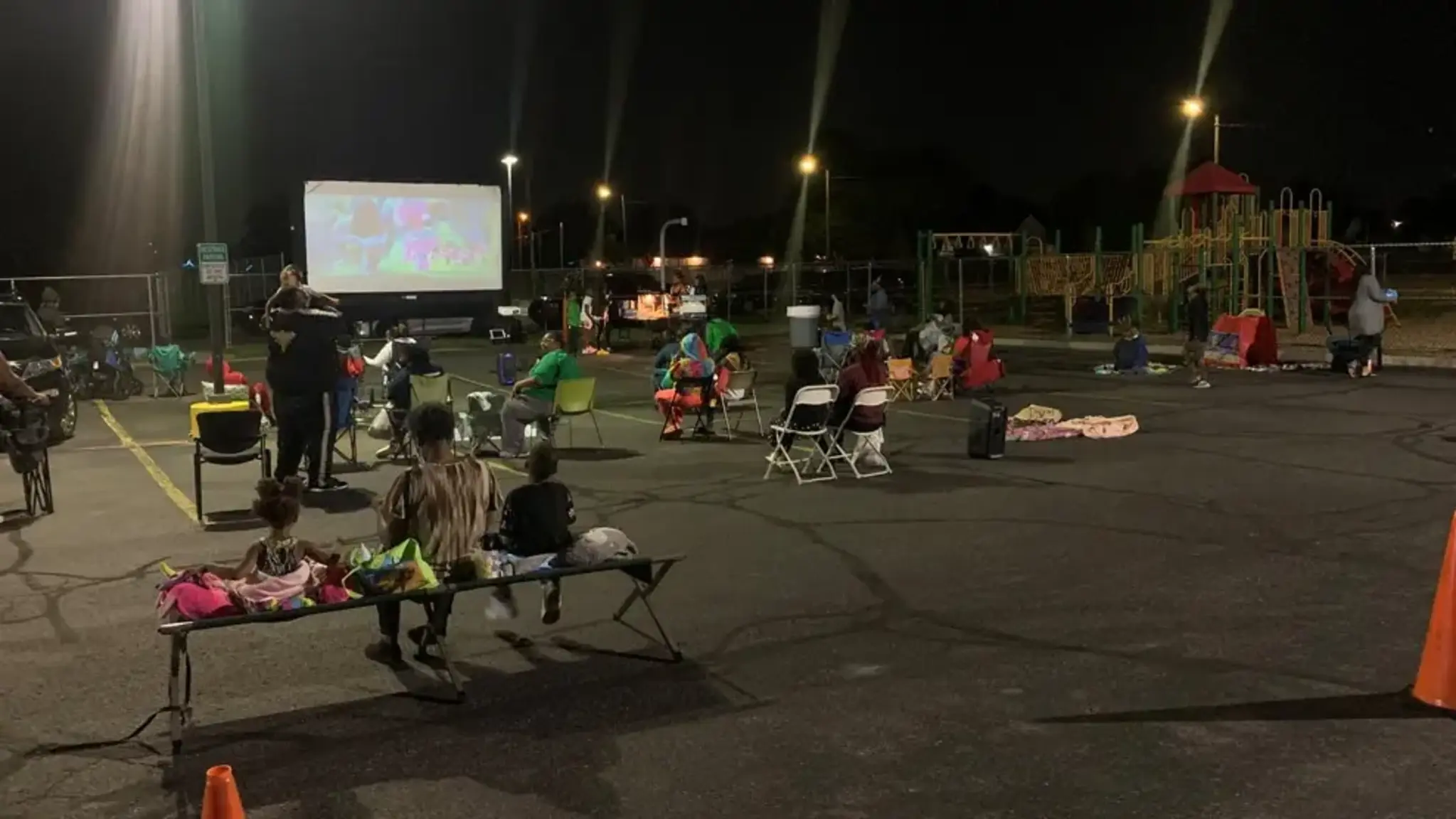 Detroit Enterprise Engages Families at Movie Under the Stars