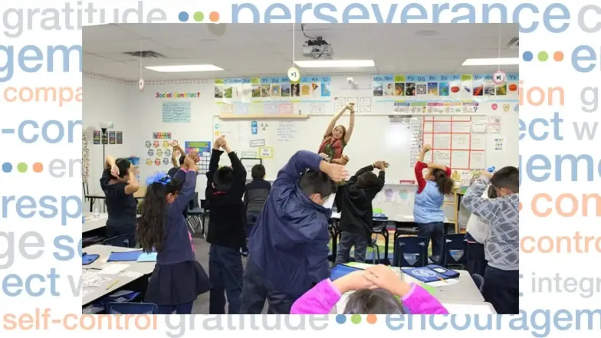 Vista Incorporates Yoga In the Classroom