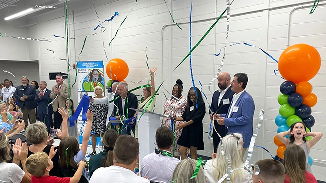 K-5 School in Braselton: Four Points Preparatory Academy celebrates their opening.