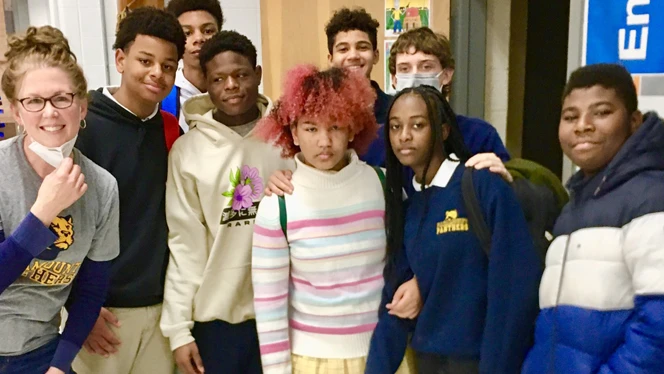 Paramount students smiling