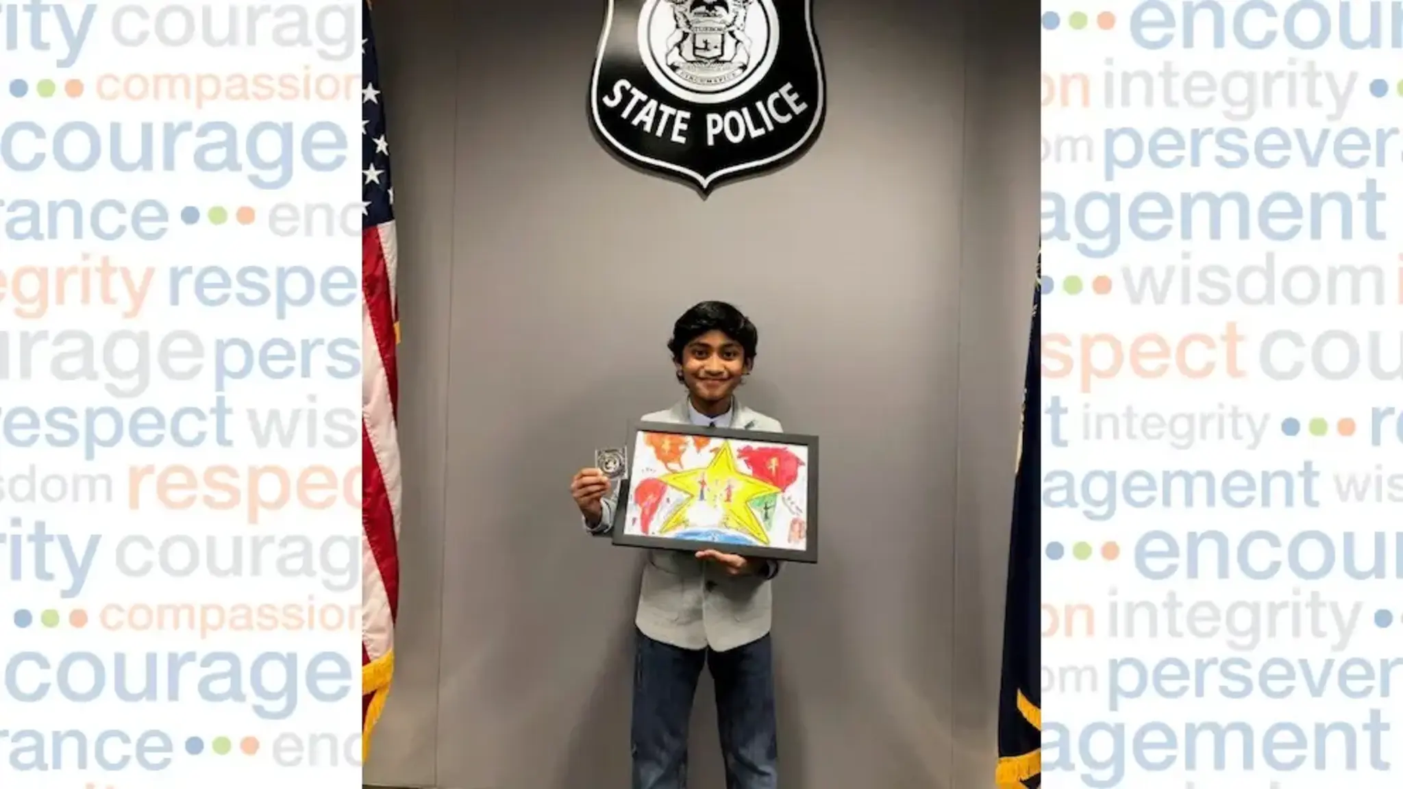 Canton Scholar Selected as Michigan’s Winner of The National Missing Children’s Day Poster Contest