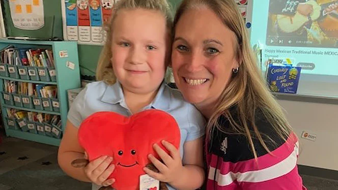 NHA students and staff participating in Kids Heart Challenge