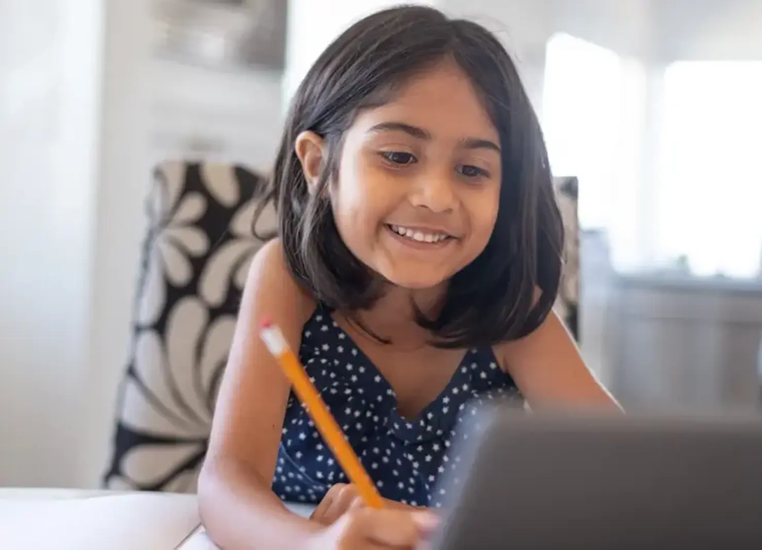Student at laptop