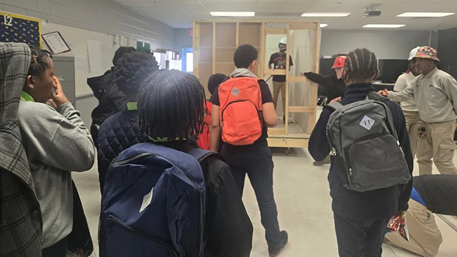 High School in Redford Charter Twp: Westfield Prep students attend Career Day.