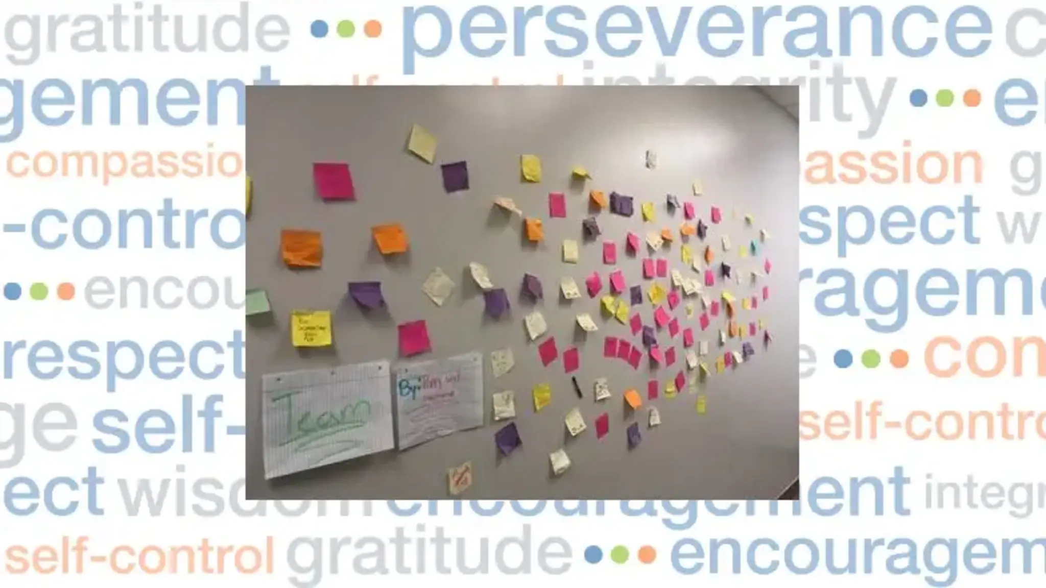 Sixth-graders at Foundations Share Love Notes
