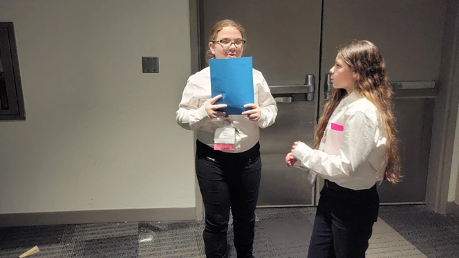 Pathway students chatting