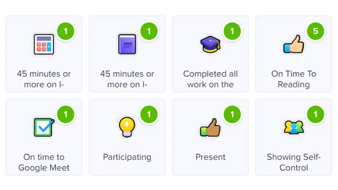 Student task list at Center Line Prep