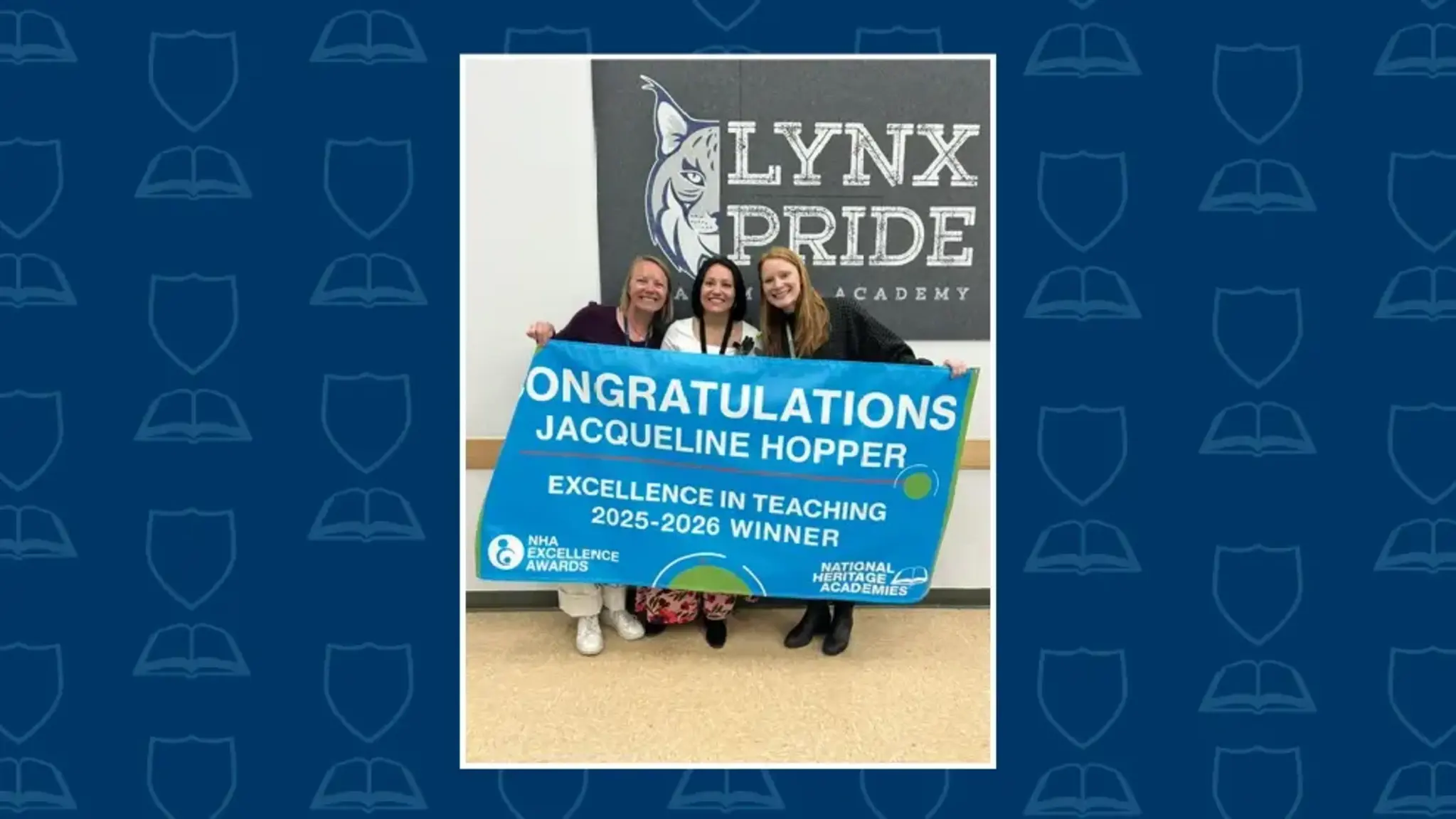 Special Education Teacher Jacqueline Hopper Surprised with Prestigious NHA Award