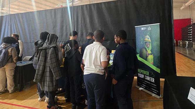 High School in Redford Charter Twp: Westfield Prep students attend Career Day.