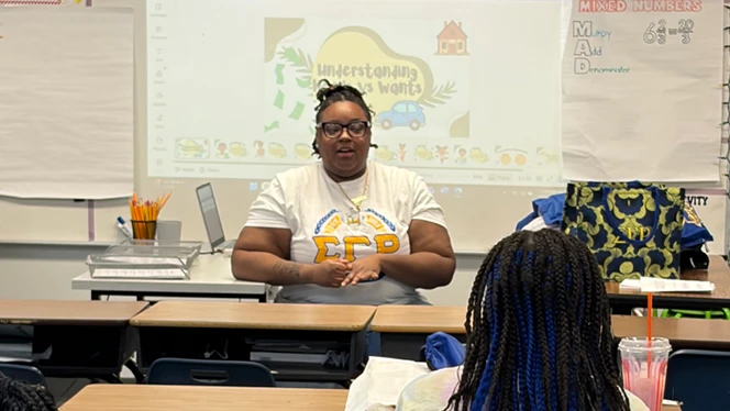 K-8 in Syracuse: Southside partners with Sigma Gamma Rho sorority to form a vibrant community hub.