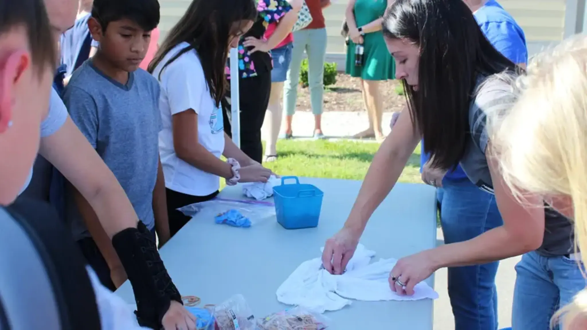 Johnston Charter Academy Hosts Summer Tie-Dye Party