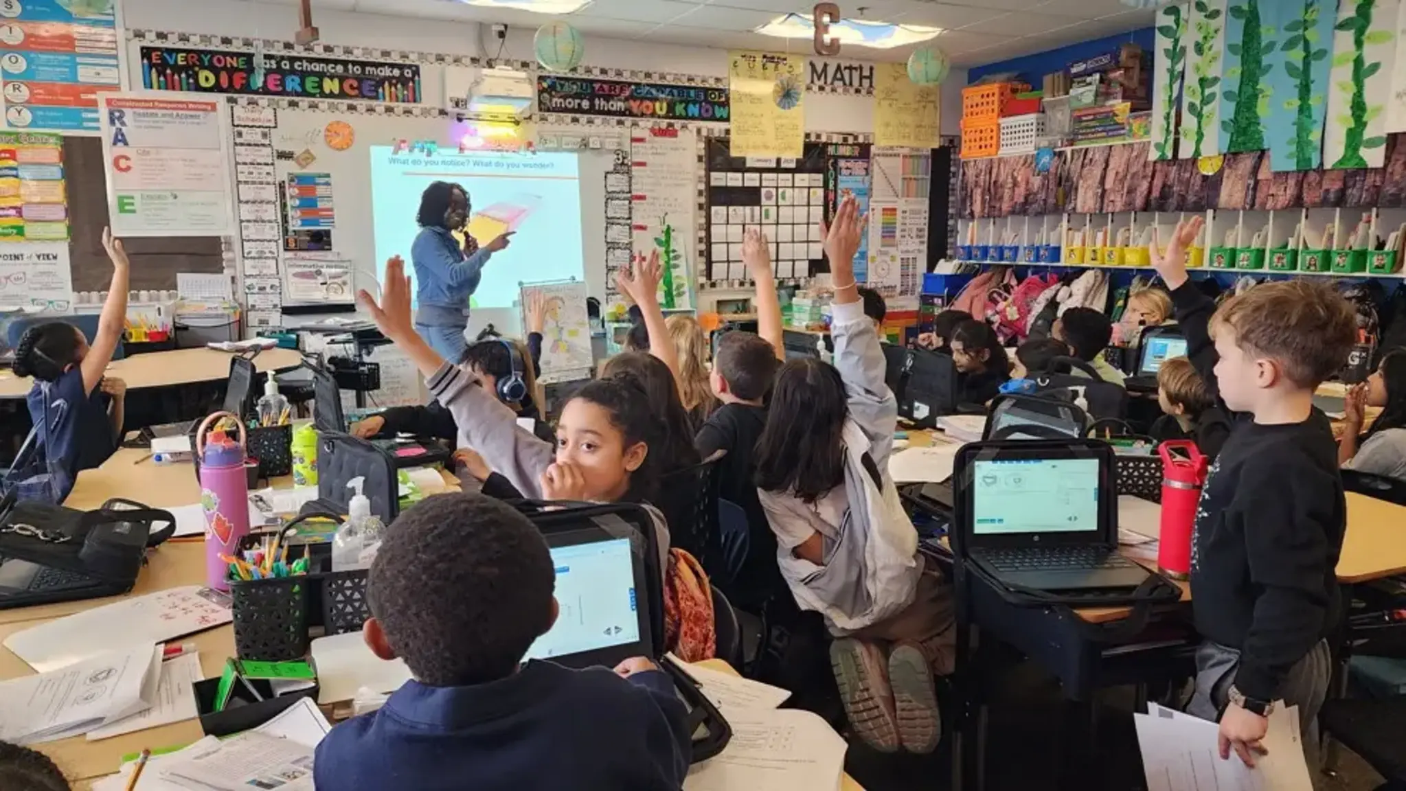 Walter Keeps Things Hands-On for South Canton Students