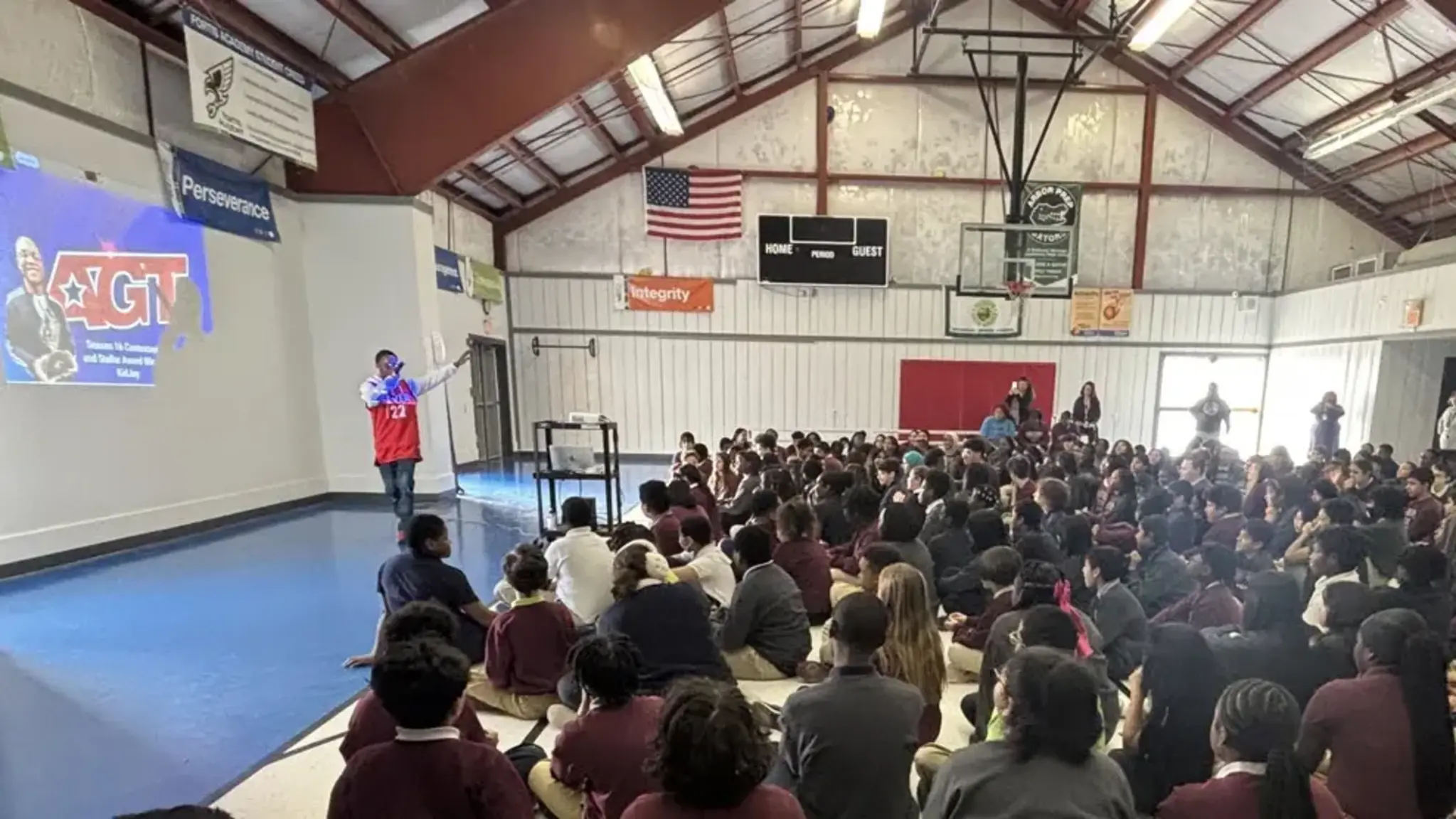 Rising Rap Star Returns to Perform at School He Attended