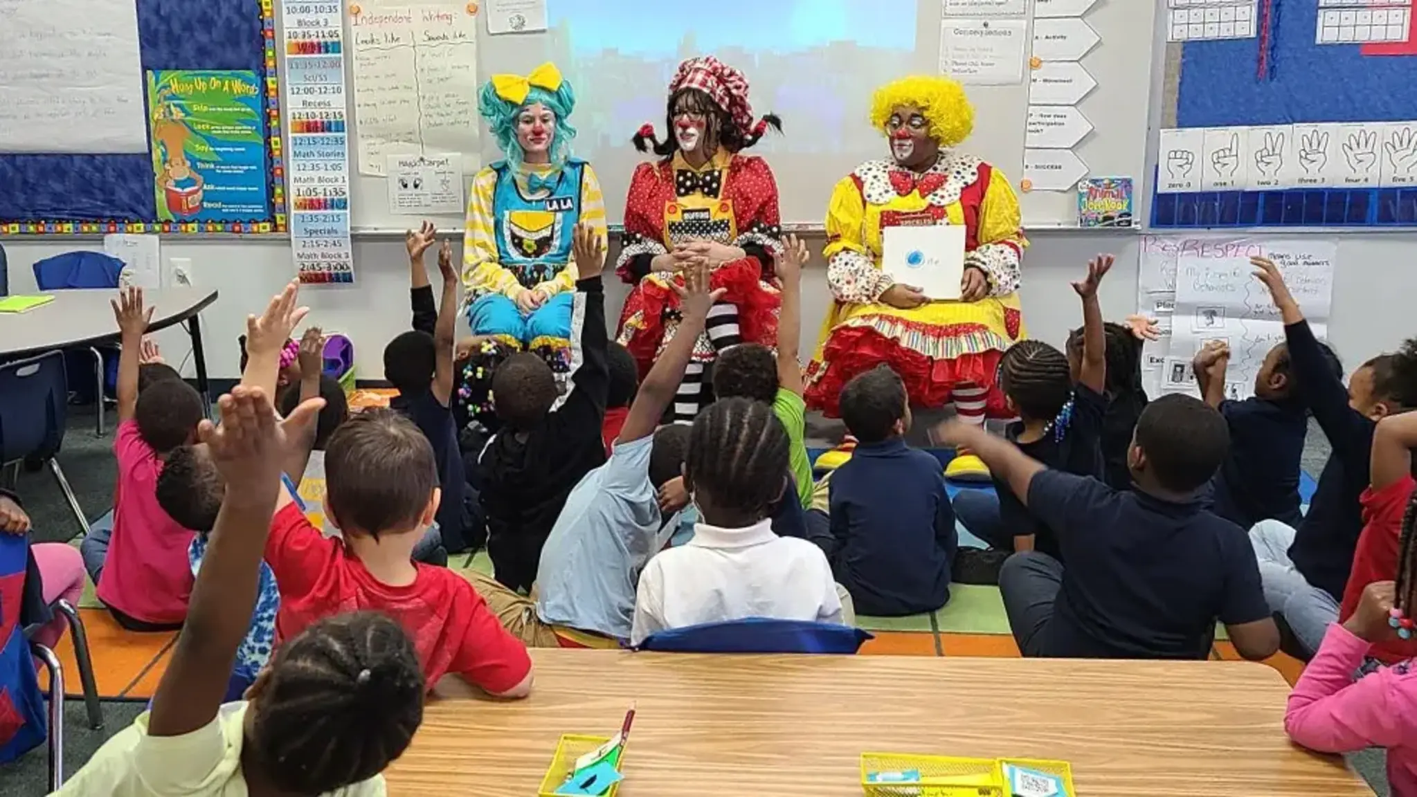 Clown Group Presents Anti-bullying Message with Songs, Skits