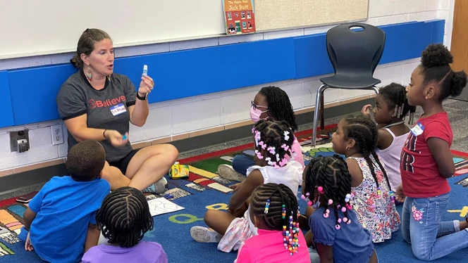 Detroit Merit students attend KinderCamp
