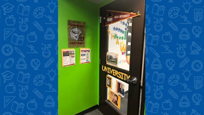 HBCU Door Decorating Contest entry