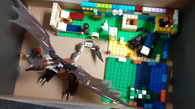 Objects built of Lego. Objects built of Lego.