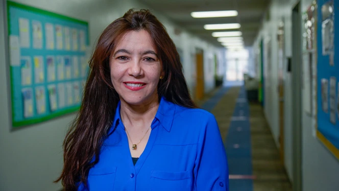 Merlyn Parra smiling.