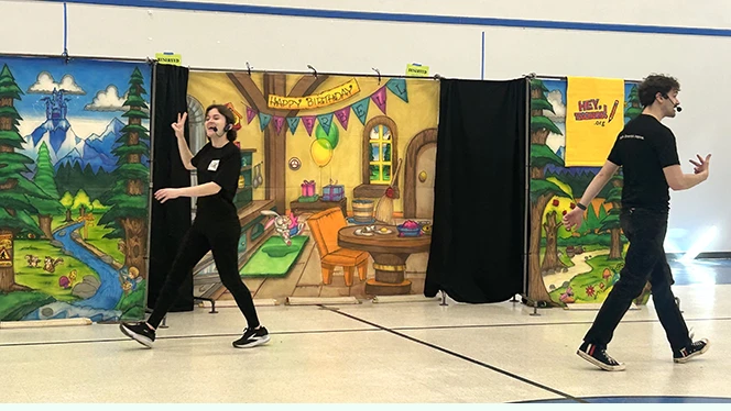 K-8 School in Apex: The National Theatre for Children put on a performance for Peak Charter Academy third graders.