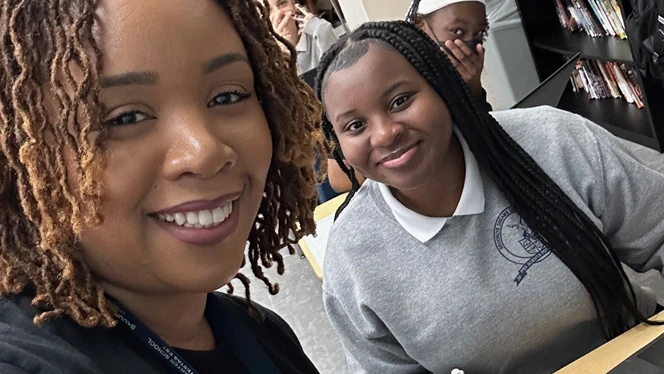 K-8 School in Brooklyn: Brooklyn Dreams' ELA teacher provides test prep to Brooklyn Dreams students.