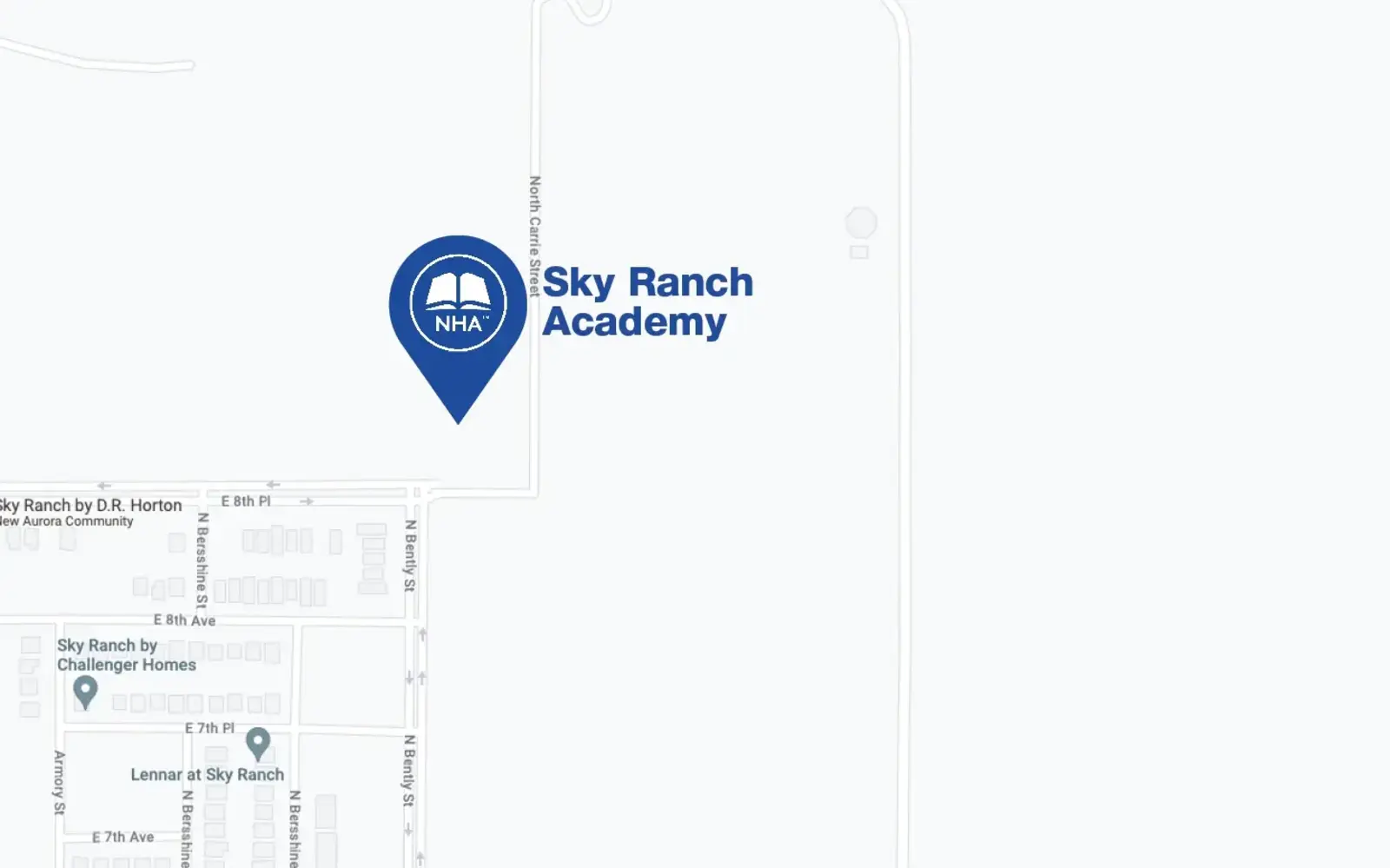 Map for Sky Ranch Academy