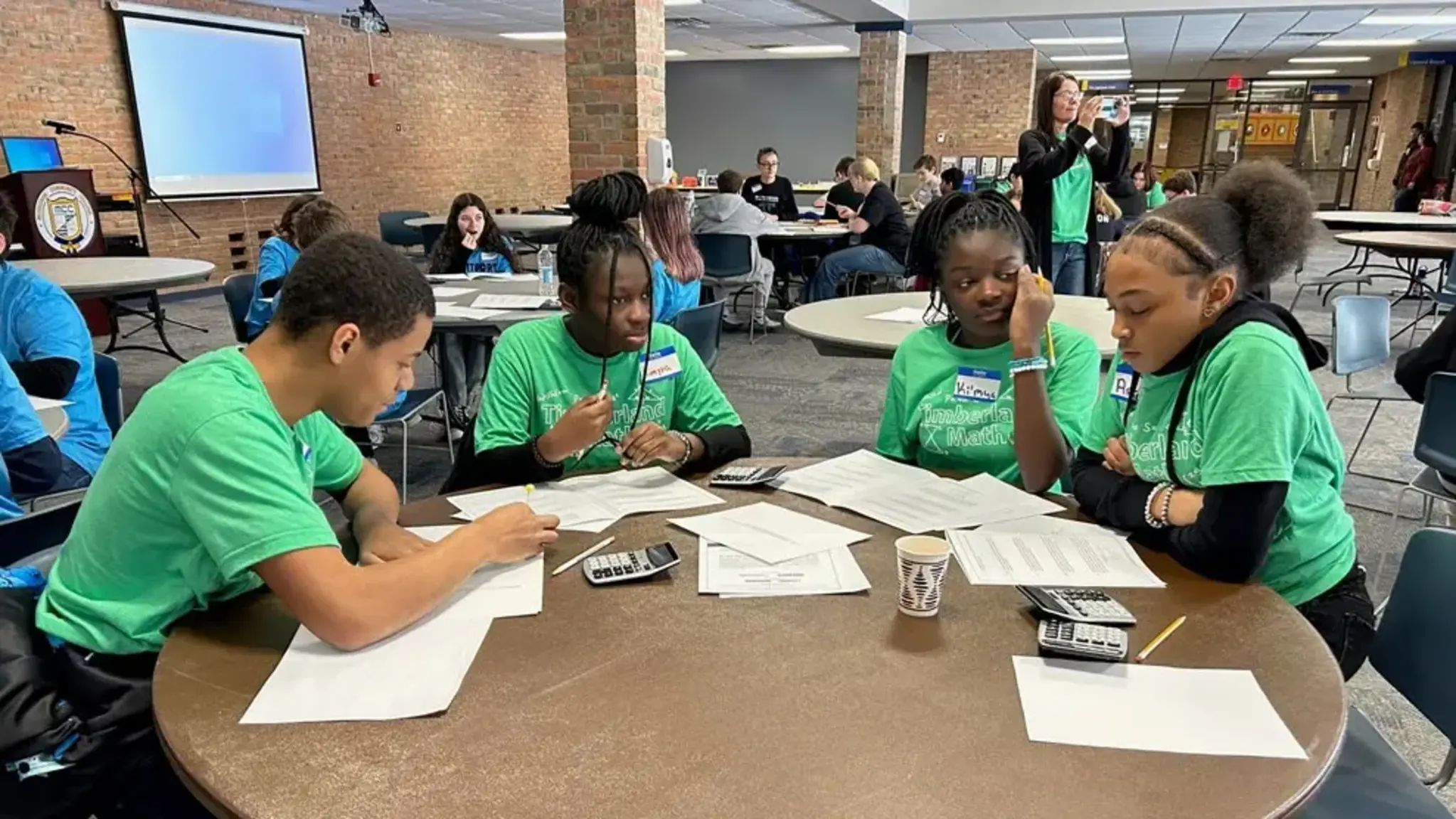 Timberland Charter Academy Eighth Graders Participate in Muskegon MathCounts Competition