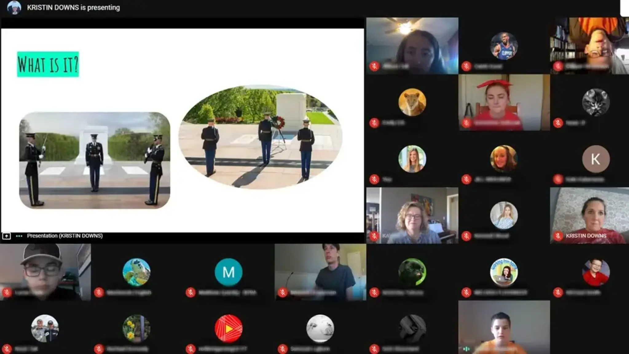 Chandler Woods Eighth Graders Explore Washington D.C. Virtually for Annual Trip