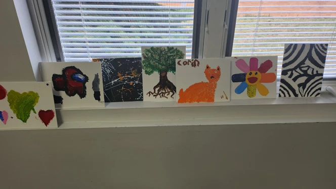Student artwork.