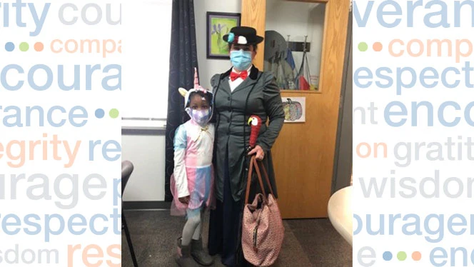 Children dressed up. Children dressed up.