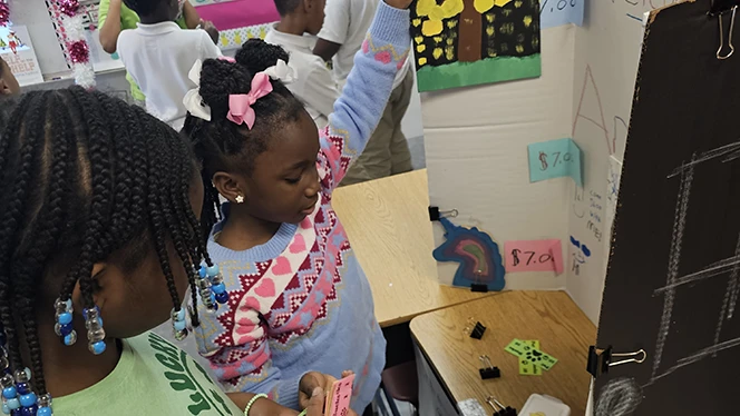 K-8 School in Atlanta: Flamingo mindset guides young students at Atlanta Heights.