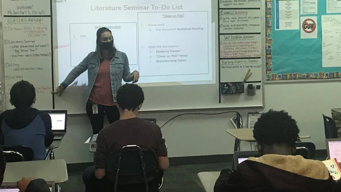 Alexis Simpson teaching