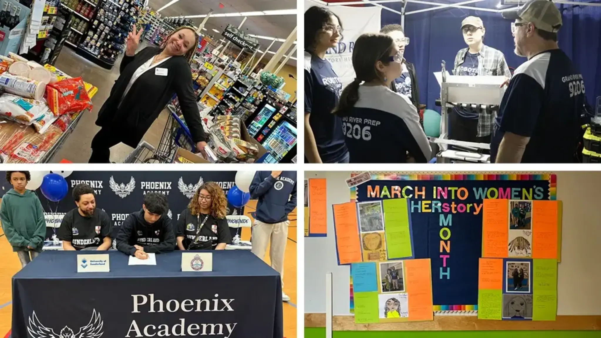 Focus on April: School’s Food Pantry Provides, Robots provide Life Skills, Senior Signs Soccer Deal