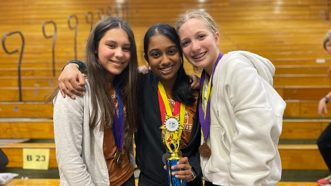 Chandler Woods Science Olympiad winners