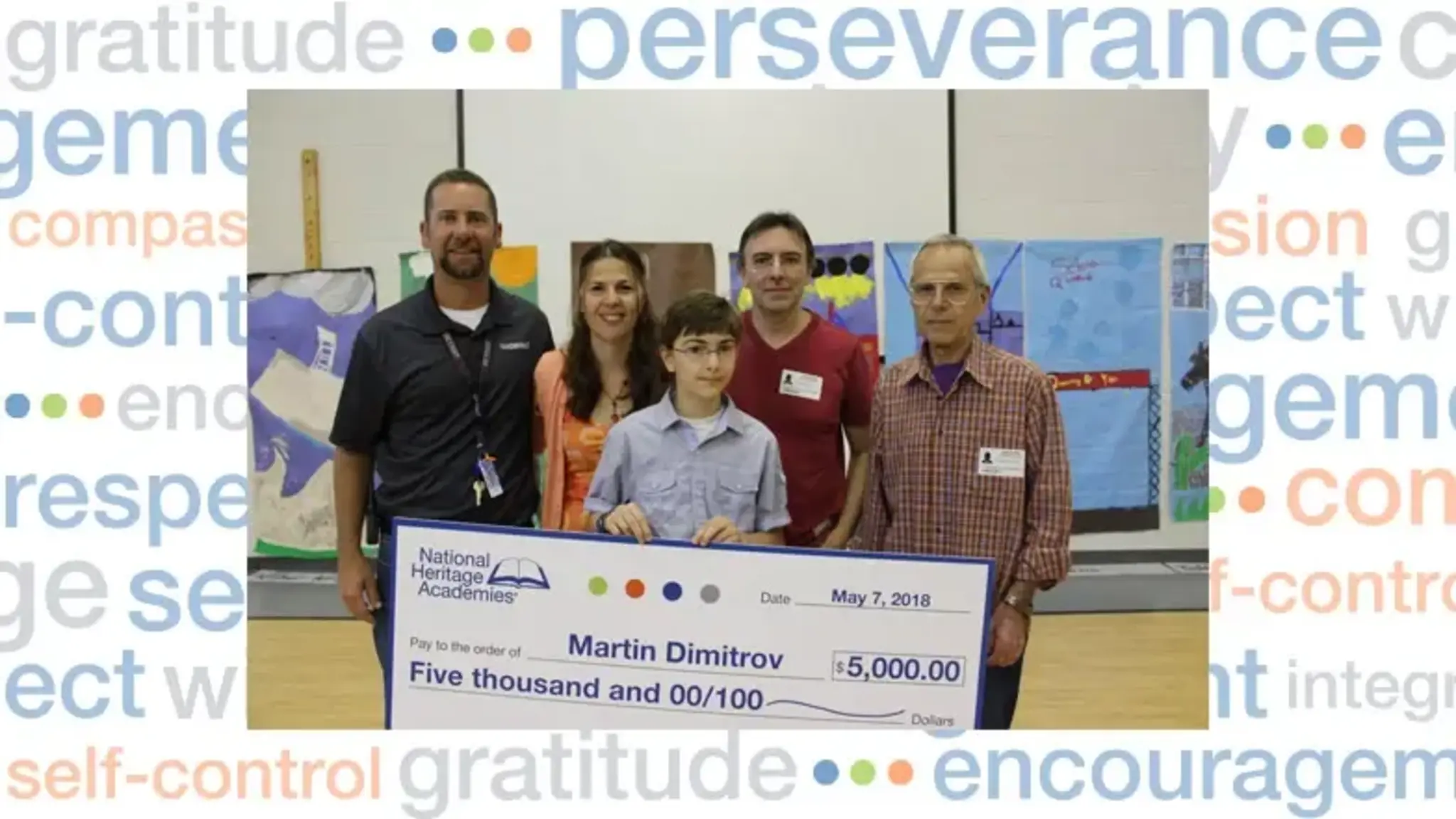 Vanderbilt Eighth-Grade Student Wins $5,000 College Scholarship