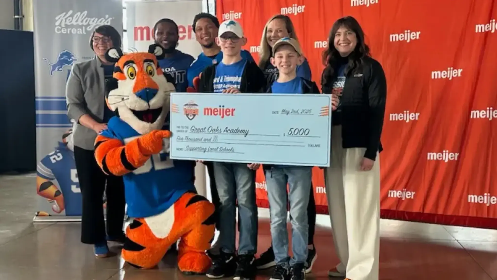 Center Line Prep Receives Athletics Donation from Mission Tiger
