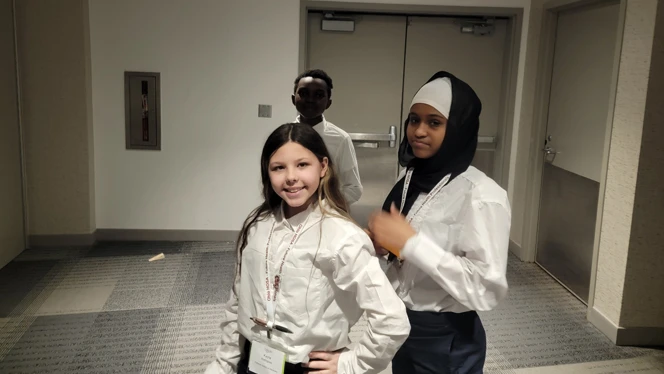 Pathway students smiling